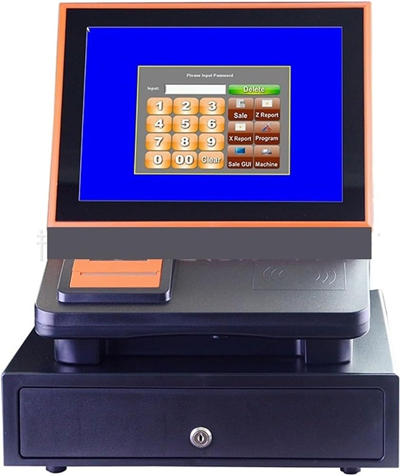 ROOUIO Cash Register, Touch Screen Cash Register, Embedded Touch Screen All-in-one Machine, Catering/fast Food Cash Register, Milk Tea Cash Register - Image 3
