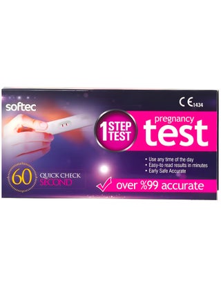 1 STEP TEST pregnancy test 1's (CASSETTE)