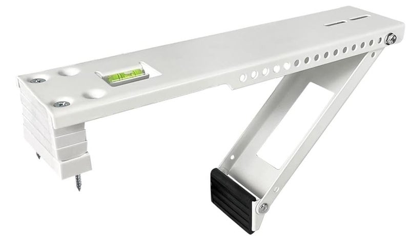 Alpine Hardware American Owned Universal Window Air Conditioner Heat Pump Bracket One Arm HeavyDuty Window AC SupportSupports Air Conditioner Up to 160 lbsfor 12000 BTU AC to 20000 BTU AC Units - Image 1