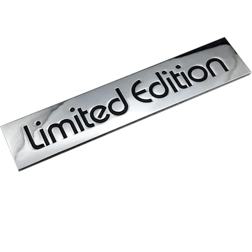 OAN 3D Metal Sticker Limited Edition Logo Emblem Badge Decal Sticker for All Cars- Size: 10cm x 1.5cm x 1mm (Metal) - Image 1