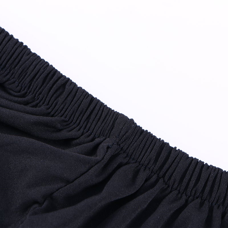 One-seat High Elasticity Anti- Chair Covers Sofa Cover Slipcover Couch (Black) - Image 4