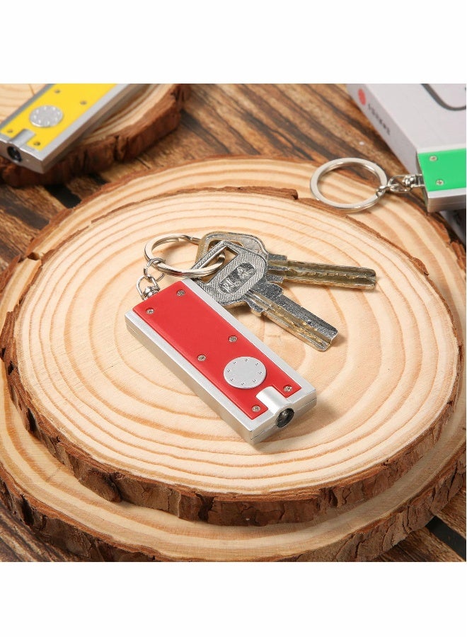 Mini LED Keychains Tiny Light Torch Flashlight Key Ring Dog Collar Light in Assorted Colors Portable Key Chain Flash Light for Camping Outdoor Equipment  12 PCS - Image 3