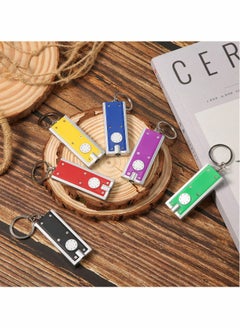 Generic Mini LED Keychains Tiny Light Torch Flashlight Key Ring Dog Collar Light in Assorted Colors Portable Key Chain Flash Light for Camping Outdoor Equipment  12 PCS  - Image 2