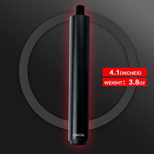 CRICAL Pool Cue Extension 2/3/4/8 Inch Metal Billiard Cue Extension with 3 Bumpers Billiard Accessories - Image 3