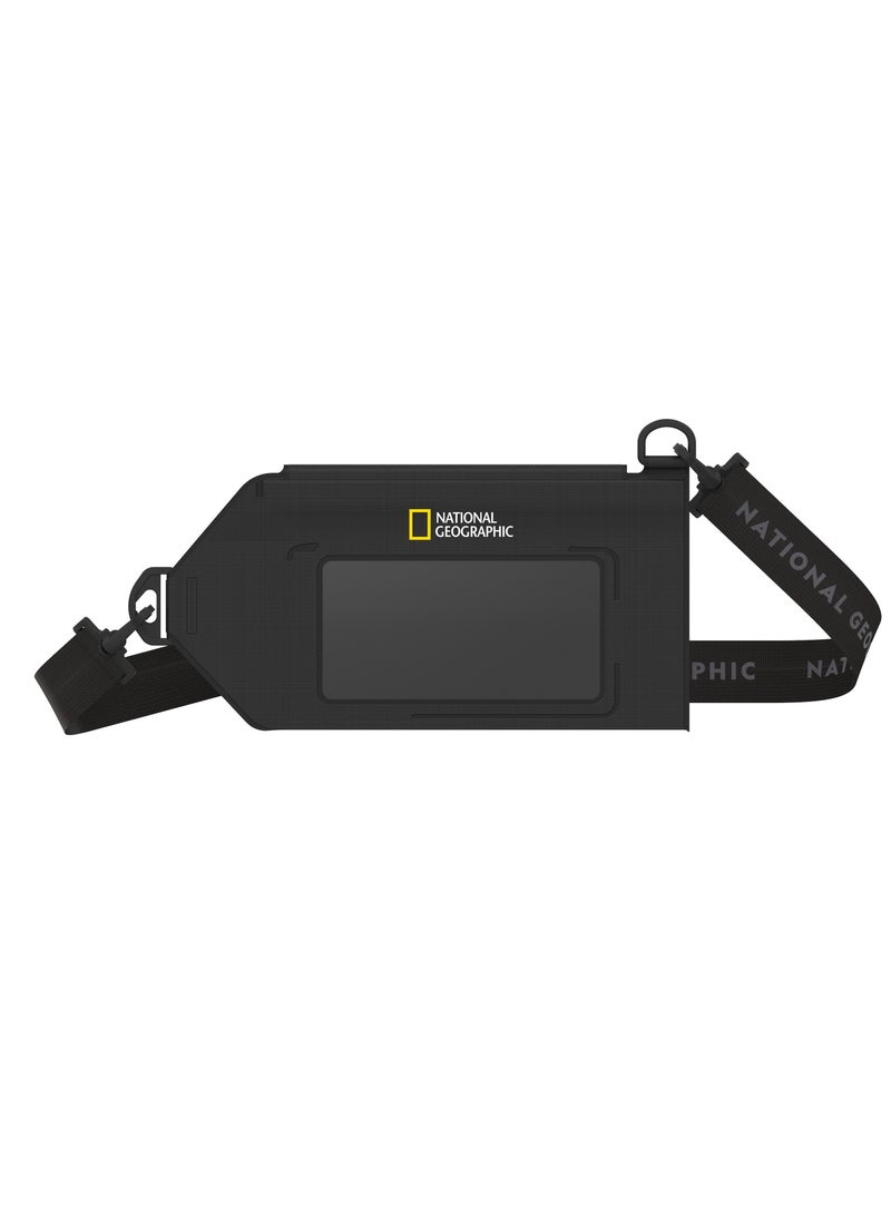 National Geographic Waterproof Mobile Slim Cross Bag - Black - Image 1