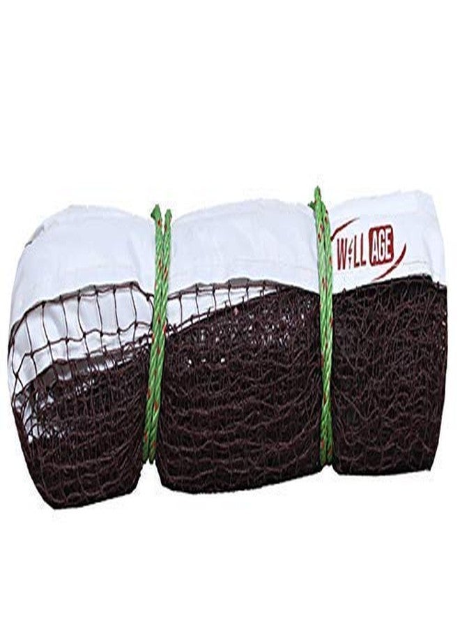 Willage Badminton net, Badminton net Nylon, Badminton net Plastic (Super Special Quality with Vayu Shuttlecock 6Pc) (Net with Green Shuttlecock) - Image 4