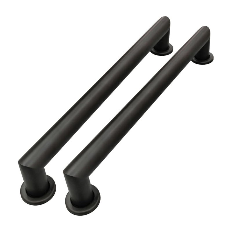 Zoomerry Grab Bars for Shower Right Angle 2 Pack 18 Inch Handicap Grab Bars 304 Stainless Steel ADA Shower Handles for Bathroom Safety Grab Bars for Seniors Disabled Matte Black - Image 2