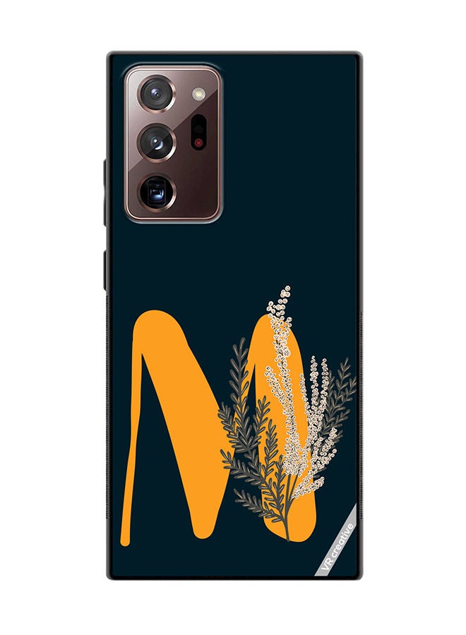 VR CREATIVE Protective Case Cover For Samsung Galaxy Note20 Ultra 5G Alphabet M(113) Design Multicolour - Image 1