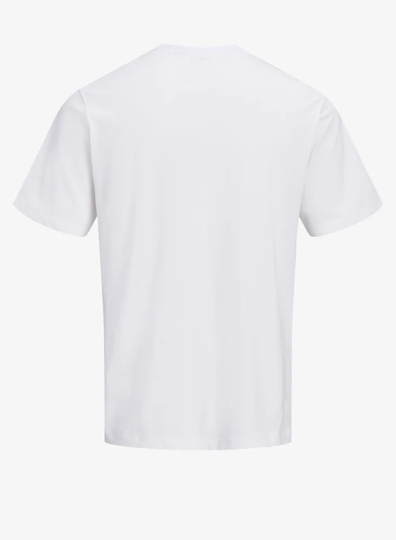 جاك وجونز جونيور تيشيرت شبابي بطبعة جرافيك وياقة مستديرة