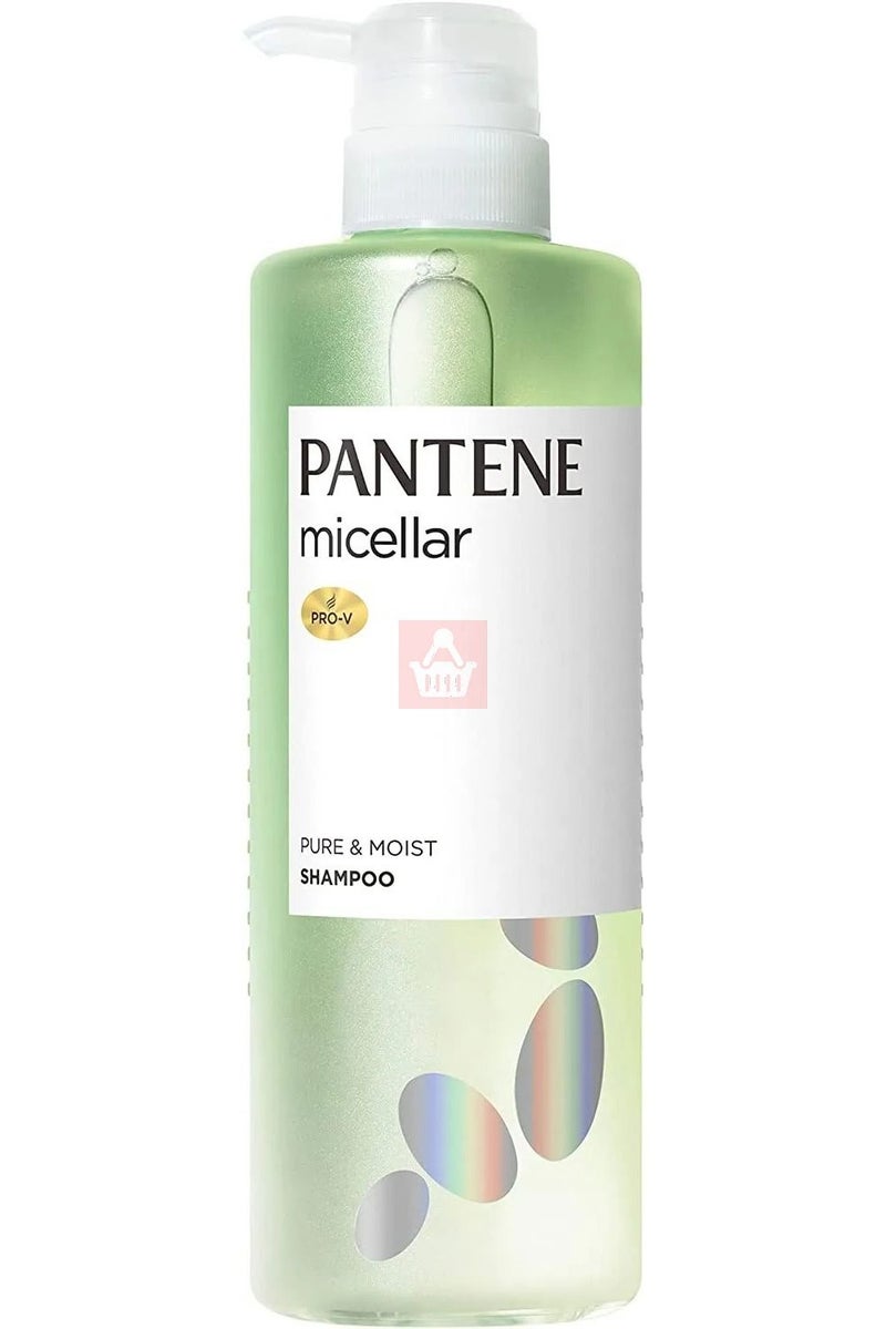 Pantene Micellar Silicone-Free Shampoo Pure & Moist Pump 400ml