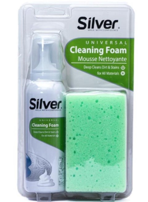 Foam cleaner for shoes, leather and fabric surfaces, 125 ml.