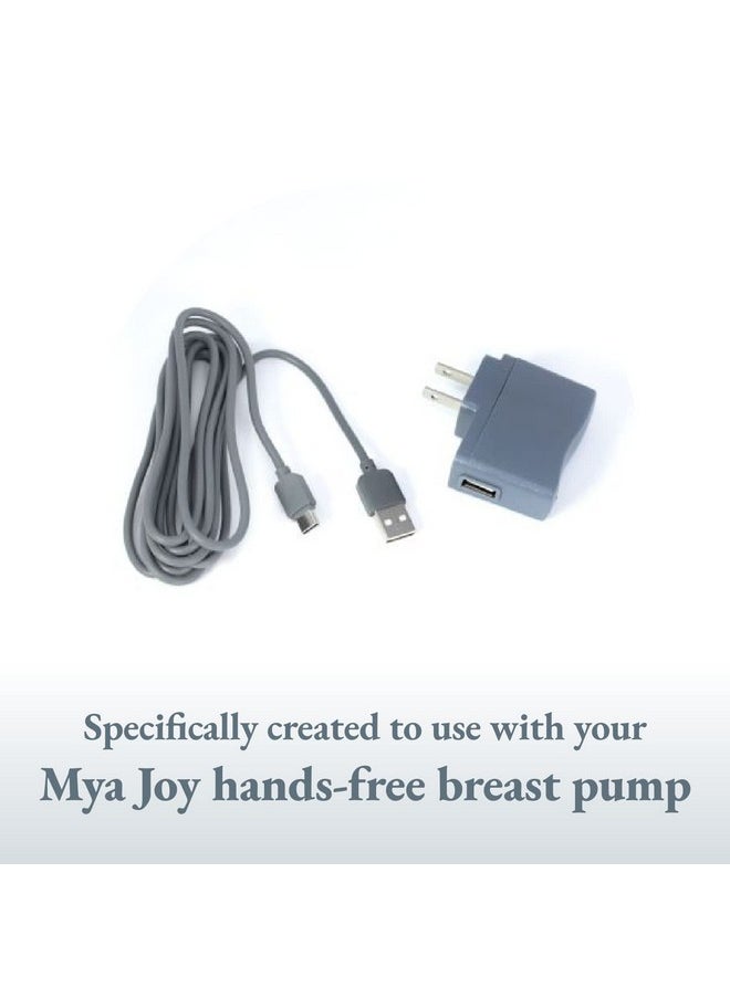 Ameda Mya Joy Plus Breast Pump Power Adapter And Usb-C Cord, North America (Us), Baby Essentials, Breastfeeding Supplies  - Image 3