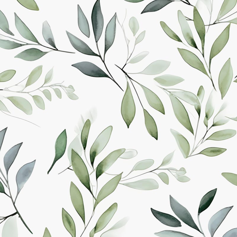 Green Peel and Stick Wallpaper175x 118Sage Olive Leaf Contact PaperModern Botanical Greenery Wall Paper For Bathroom Bedroom Cabinet Vinyl Waterproof Removable Farmhouse Dorm Renter Friendly