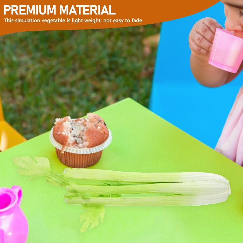 Artificial Celery Realistic Vegetable Ornament Celery Model Toy Fake Celery Farmhouse Decoration - Image 2