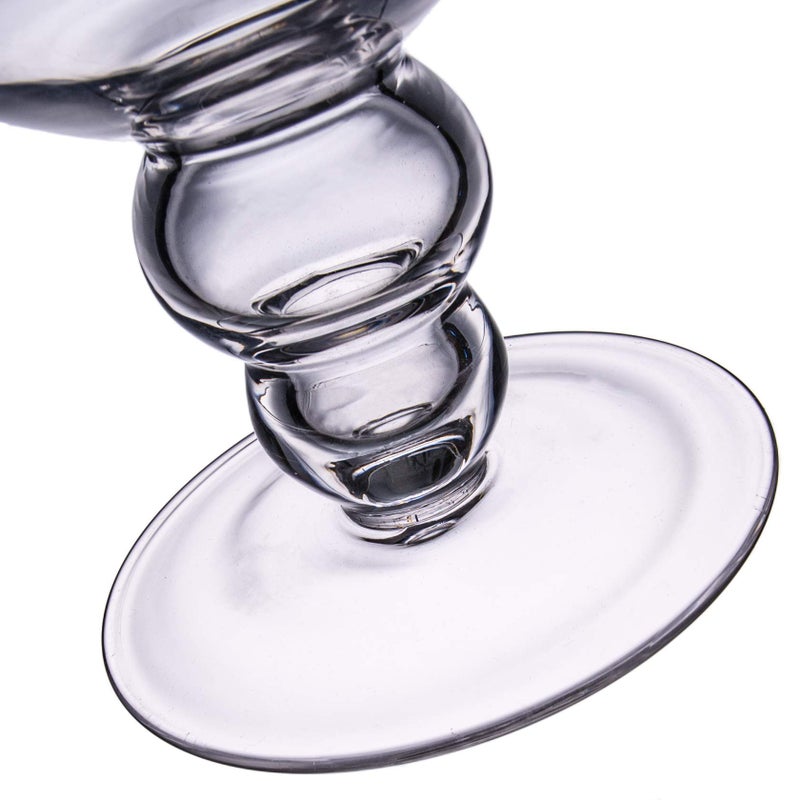 Diamond Star Clear Glass Apothecary Jars, Diamond Star Large Candy Buffet Display, Elegant Storage Jar, Decorative Wedding Candy Organizer Canisters (Height: 15.5" Body: 6.5"; 64 FL.OZ) - Image 4