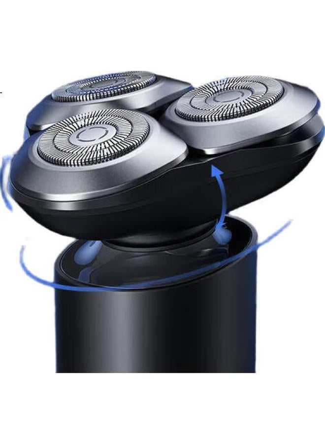 Mijia Electric Shaver S301 [Father'S Day Gift], Xiaomi Razor, Smart Fast Shaving, Prevents Hair Trapping, Beard Shaver, 3 Floating Blades With Elastic Pressure Reduction - Image 3