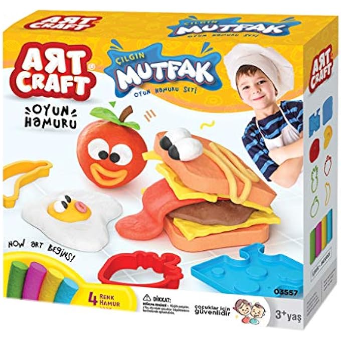 TOYS ART CRAFT CRAZY KITCHEN DOUGH SET, MULTICOLOR - Image 2