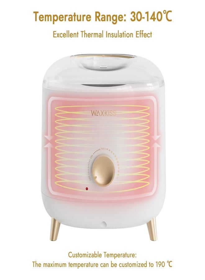 Wax Bear Large-Capacity Wax Warmer for Hair Removal - 1000 ml Wax Heater with Adjustable Temperature Control, Ideal for Salon & At-Home Use (White) - Image 4