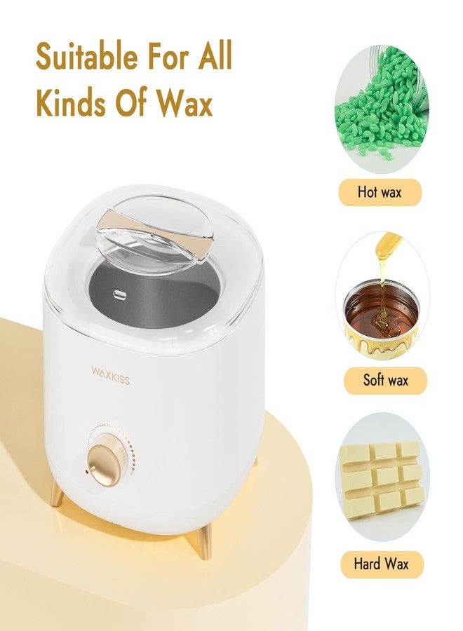 Wax Bear Large-Capacity Wax Warmer for Hair Removal - 1000 ml Wax Heater with Adjustable Temperature Control, Ideal for Salon & At-Home Use (White) - Image 3