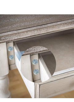 Excefore Glass Top Table Bumpers with Stem 5 SIze Silicone Anti Collision Granules Recessed Solid Hole Plug Soft Clear Reduce Noise Anti Slip Pads Non Adhesive for Table Furniture Cabinet 150 Pieces  - Image 5