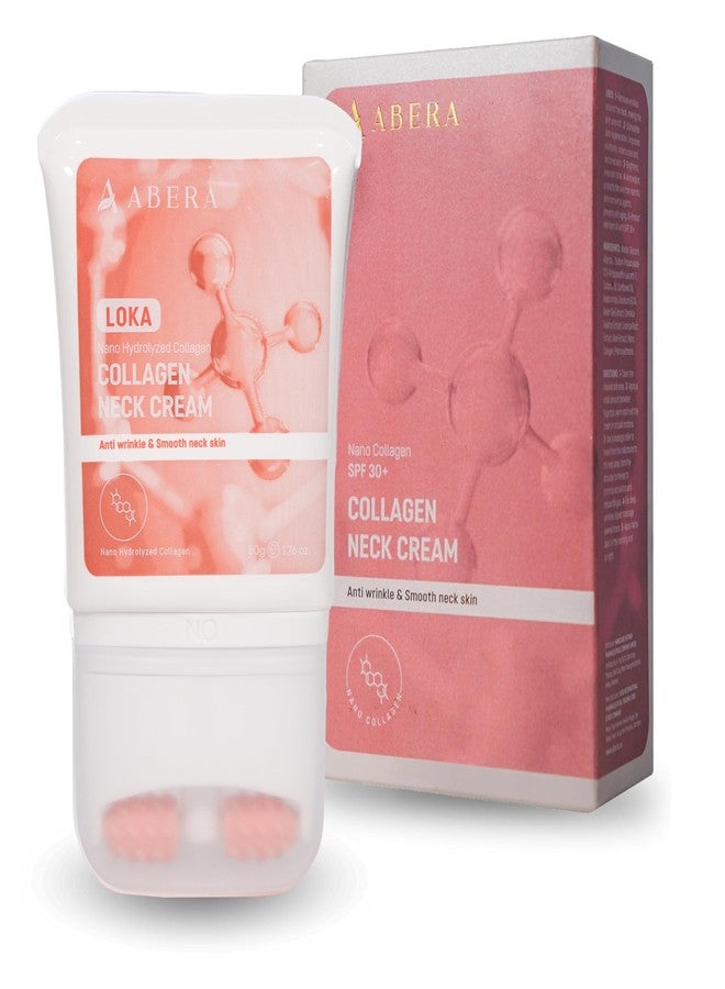 ABERA Loka Collagen Neck Cream, Firming & Lifting, Natural Anti-Aging Moisturizer with Niacinamide, Brightens Dark Spots & Treats Acanthosis Nigricans, Smooths Crepey Skin - Image 1