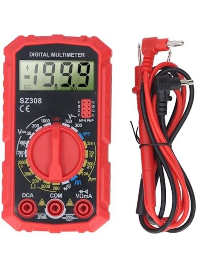 مقياس رقمي متعدد 4000 عدّاد، جهاز اختبار الجهد المتردد والمستمر بكشف الجهد غير الملامس، مقياس محمول للأوم والفولت والأمبير - Image 1