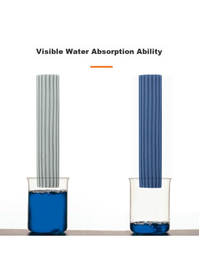 EAST Yisida Sponge Mop, 33cm Stainless Steel Handle, 1.30 Meters Total, 2 Heads, Absorbent, Foldable, No-hand Sponge Mop - Image 2