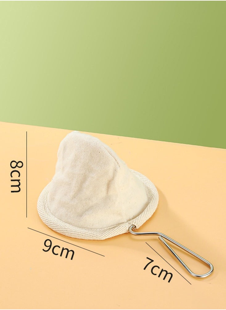 Generic - Reusable Coffee Filter Bag Pour-ver Coffee Milk Tea Fabric Removable Easy Clean Strainer - Image 1