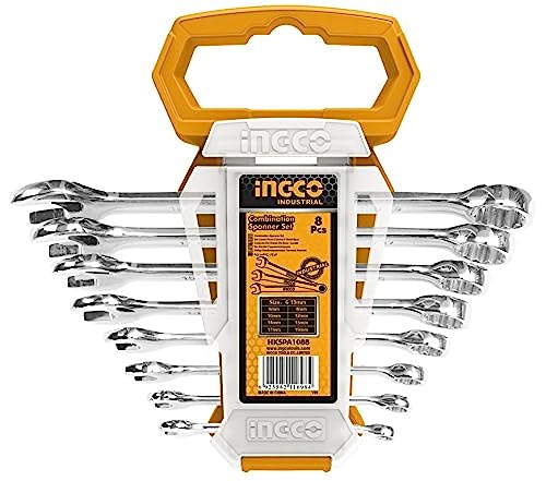 INGCO HKSPA1088 8 PCS Combination Spanner Set Heavy Duty (1 Set) - Image 3