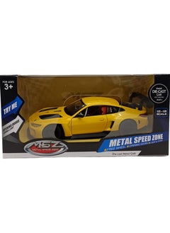 MSZ BMW M4 GT3 1:24 With Pull Back Simulation Sound Light Doors Opened Collectible Kids Toys (Assorted Colors)  - Image 1