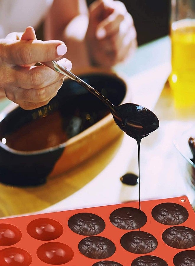 Baking Set 15 Holes Silicone Mold for Chocolate Cake Jelly Pudding Handmade Soap Round Shape Half Sphere Mold Non Stick Cupcake Baking Pan - Image 5
