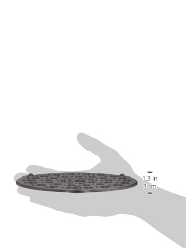 LODGE Lodge L8DOT3 PreSeasoned CastIron Meat RackTrivet 8inch  - Image 5