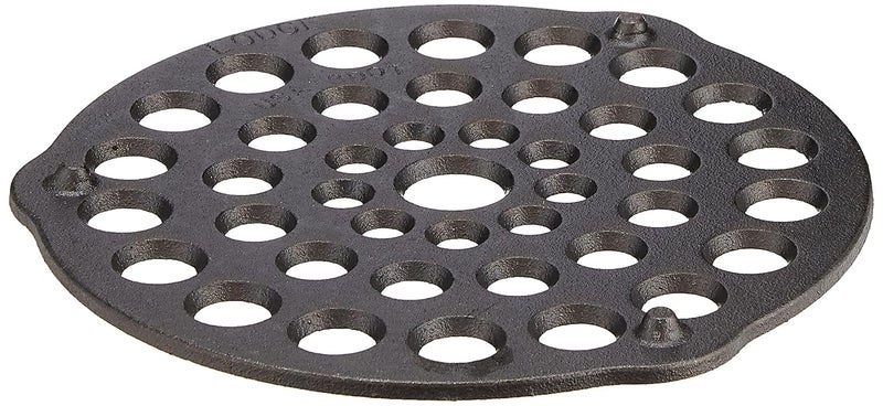 LODGE Lodge L8DOT3 PreSeasoned CastIron Meat RackTrivet 8inch  - Image 1