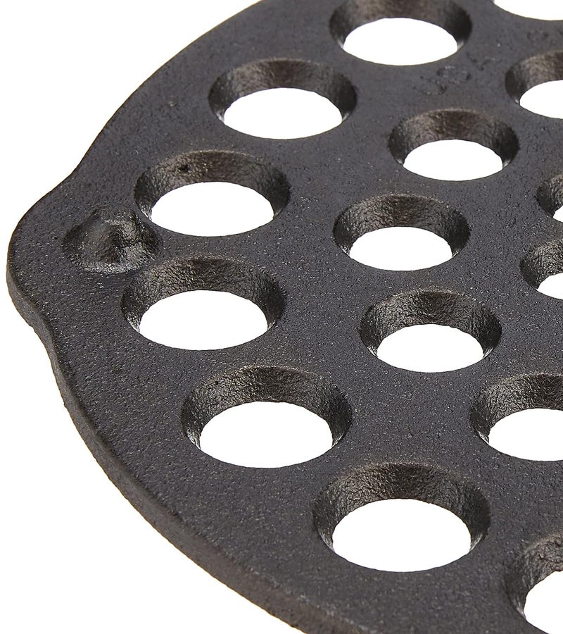 LODGE Lodge L8DOT3 PreSeasoned CastIron Meat RackTrivet 8inch  - Image 4