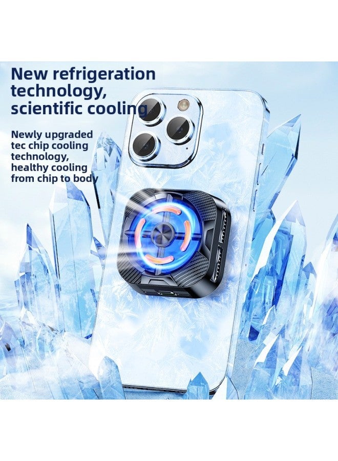 X79 Mobile Phone Radiator Semiconductor Magnetic Live Broadcast King Eat Chicken Cooling Artifact-Color:X94 Back Clip - Image 2