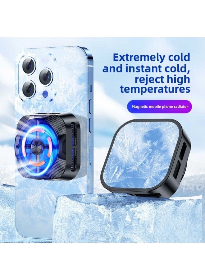 X79 Mobile Phone Radiator Semiconductor Magnetic Live Broadcast King Eat Chicken Cooling Artifact-Color:X94 Back Clip - Image 5