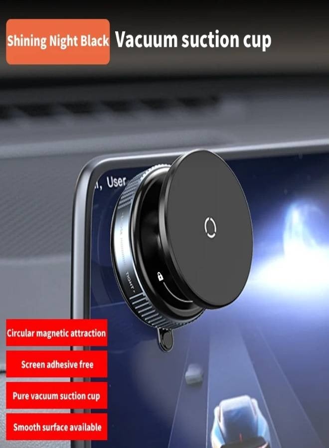 AROAQ Magnetic Car Mount Mobile Phone Holder Vacuum Adsorption 360° Rotation Super Strong Suction Bracket for Iphone12-16 Smartphone - Image 1