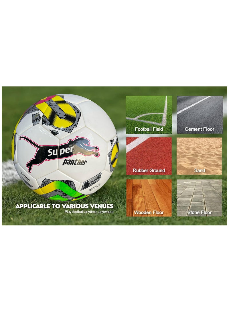 سبال كرة القدم كرة القدم لمباريات كأس العالم أفضل كرة مقاومة للماء للاستخدام في الأماكن المغلقة/الخارجية للتدريب الاحترافي ومطابقة الرجال والنساء للشباب والكبار - Image 4