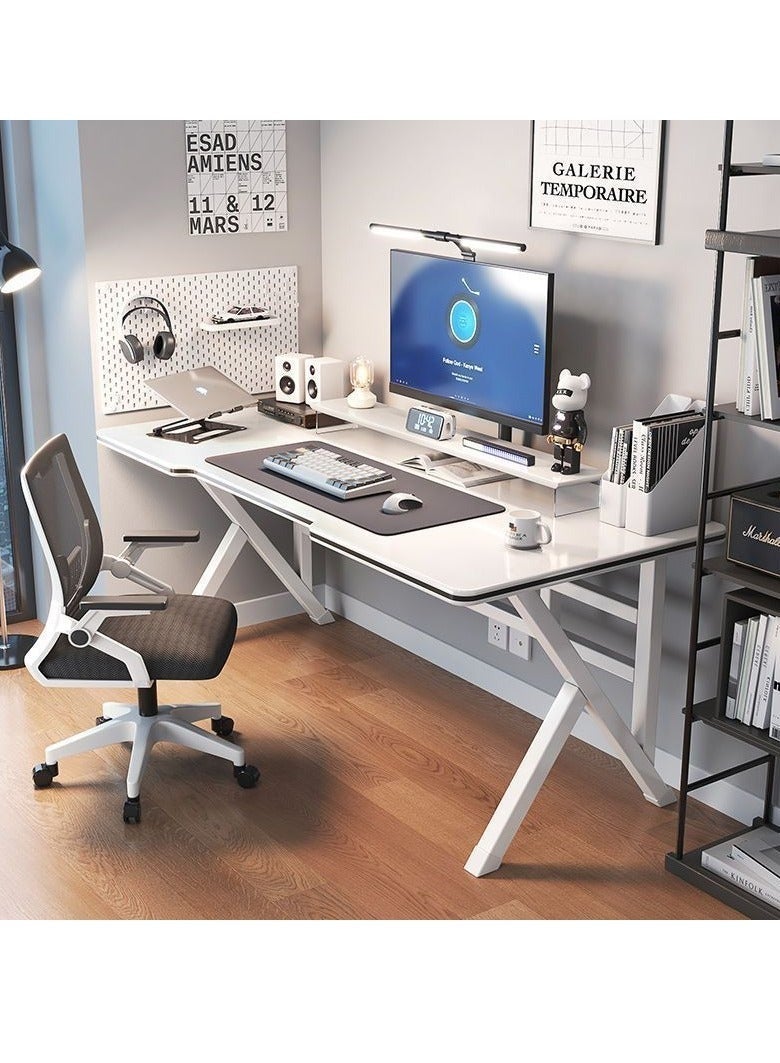 دوركو مكتب كمبيوتر، طاولة دراسة كبيرة الحجم، طاولة كتابة للكمبيوتر المحمول، مكتب ألعاب الكمبيوتر للمساحات الصغيرة، المنزل، المكتب، غرفة النوم، الدراسة 160*74*60 - Image 4