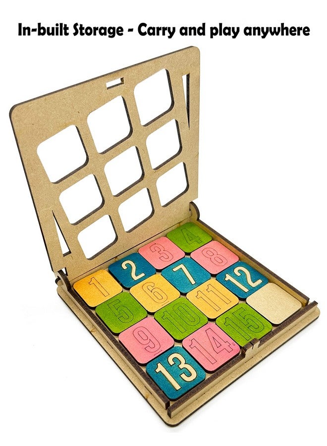 فنفينشين مجموعة Funvention من 16 لعبة سفر جيبية (لعبة إكس أو، لعبة الشطرنج، لعبة الداما، لعبة تانجرام، لعبة ميلبورد، لعبة DigiPuzzle، لعبة Fifteen & Animal Puzzle) للأطفال بعمر 4 سنوات فما فوق، لعبة لوحية عائلية، أفضل هدايا عيد الميلاد - Image 3