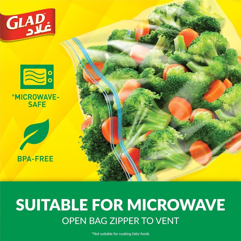 Glad Zipper Sandwich Bags - 100 Count - Image 3