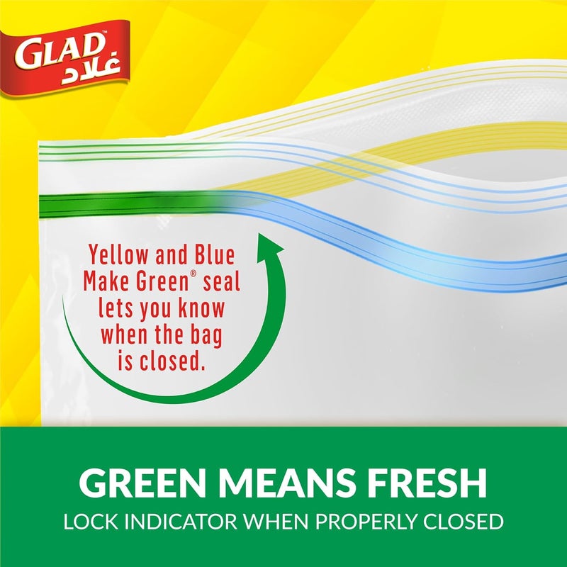 Glad Zipper Sandwich Bags - 100 Count - Image 4