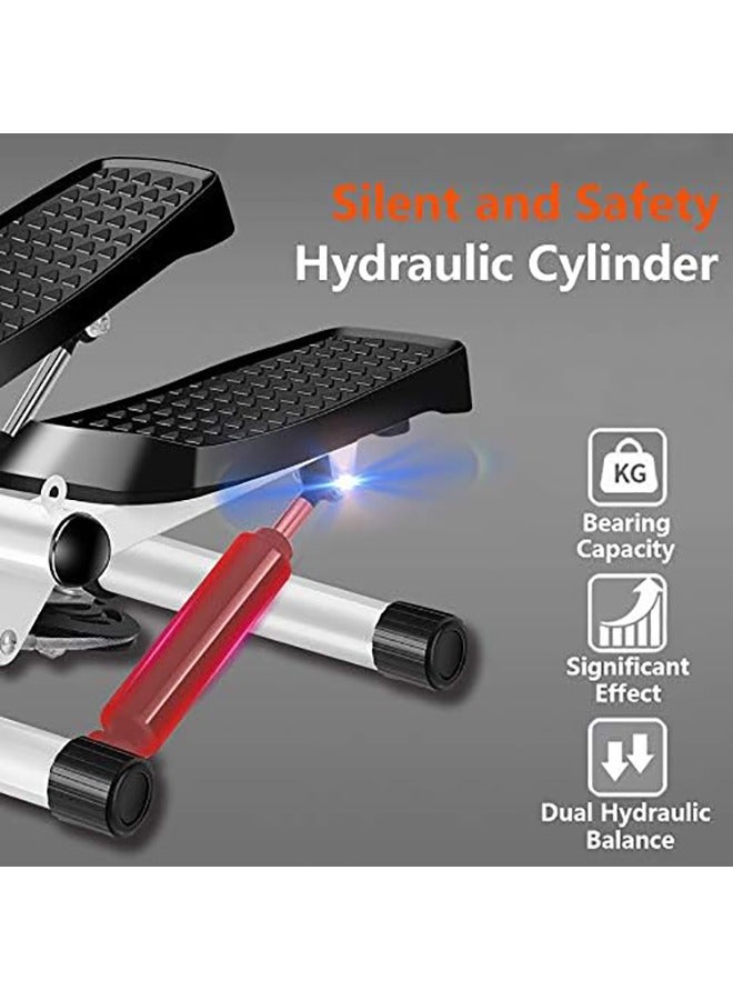 لينند ارتفاع قابل للتعديل خطوة بناء الجسم آلة مصغرة مع جهاز التدريب خطوة المقاومة الفرقة عرض الكريستال السائل - Image 5