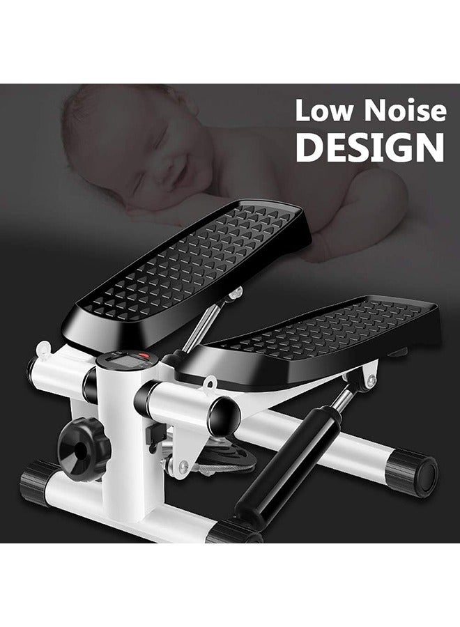 لينند ارتفاع قابل للتعديل خطوة بناء الجسم آلة مصغرة مع جهاز التدريب خطوة المقاومة الفرقة عرض الكريستال السائل - Image 4