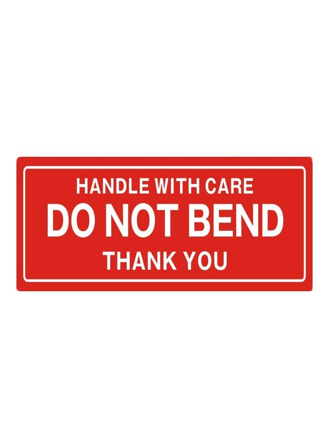 FirstZi 1x3 Inches Handle with Care - Do Not Bend - Thank You Self Adhesive Shipping Warning Labels for USPS Envelope, 1000 Stickers Per Roll - Image 2