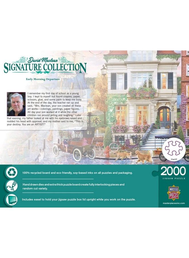 MasterPieces 2000 Piece Jigsaw Puzzle For Adults Family Or Kids Early Morning Departure 39"X27" - Image 4