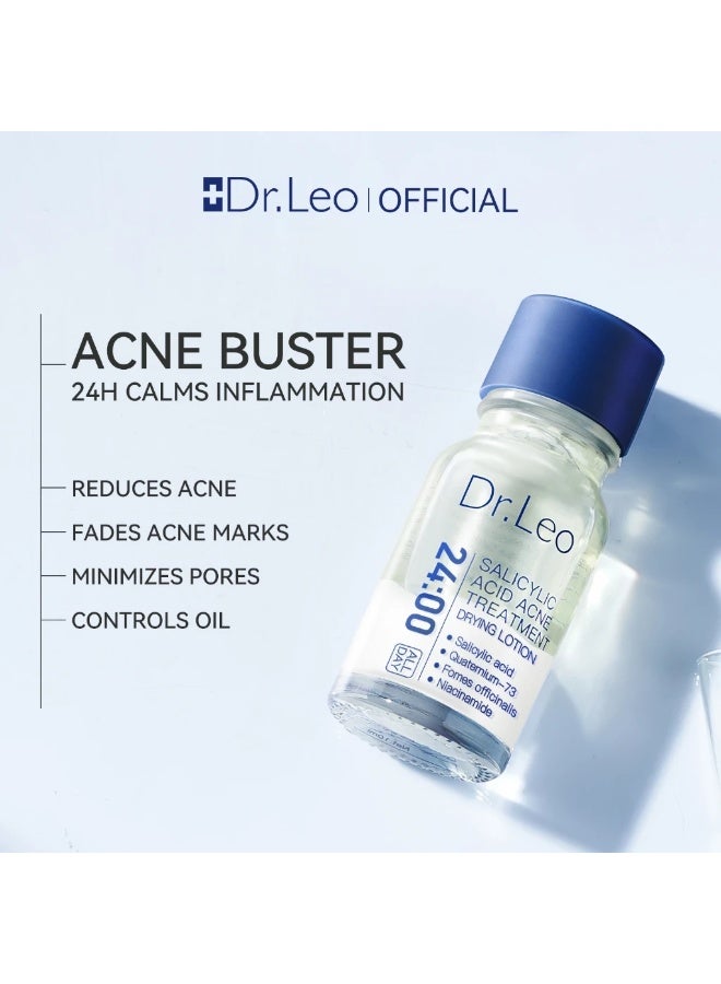 دكتور ليو سيروم دكتور ليو لعلاج حب الشباب بحمض الساليسيليك + مرطب دكتور ليو المهدئ لإصلاح الحاجز - Image 3