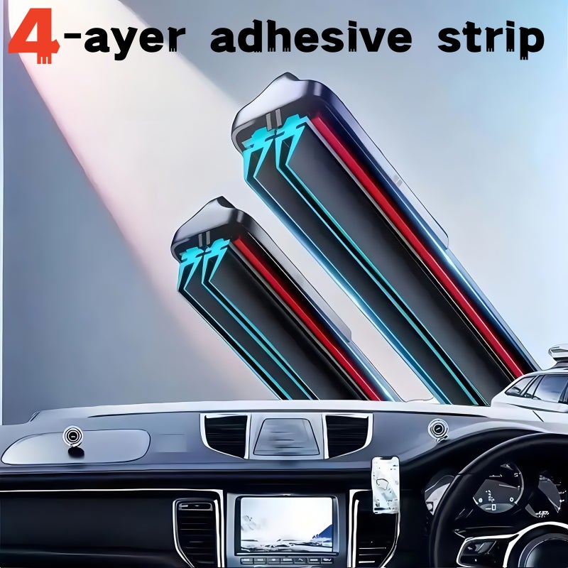 1 Pack Universal Fit 4 Layer Rubber Wiper Blade J Hook Type 24 Inch 60cm HD Silent Operation Compatible With 99 Percent Vehicles - Image 3