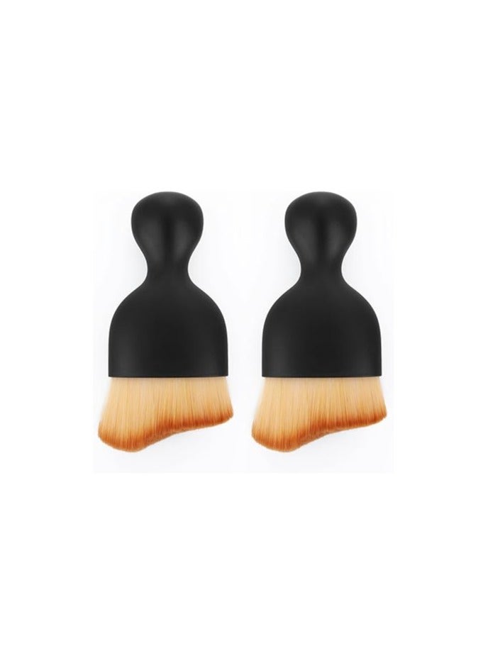 Car Interior Cleaning Soft Brush - No Scratch, 2 Pack Car Cleaning Brushes Duster with Soft Bristles Dashboard Air Outlet Gap Dust Removal Brushes for Automotive Air Conditioner Vents - Image 1