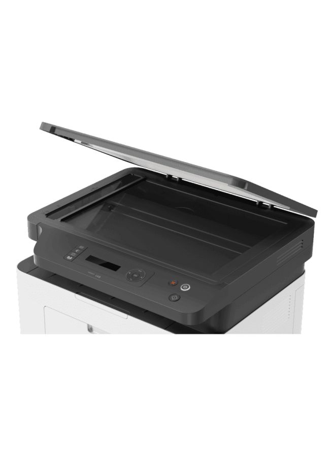 HP طابعة ليزر MFP 135W - للطباعة والنسخ والمسح الضوئي - حتى 20 صفحة في الدقيقة - لون أبيض طراز [4ZB83A] 40.6 x 36 x 25.3سم أبيض - Image 2